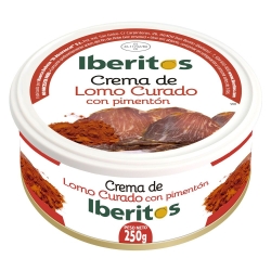IBERITOS CREMA LOMO CURADO PIMENTON LATA 250 G