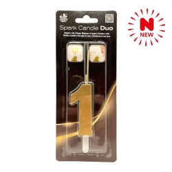 VELA SPARK CANDLE DUO N  3 ORO